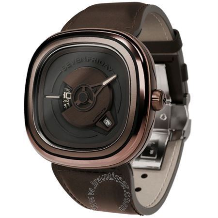 ساعت مچی مردانه کلاسیک بند چرم طبیعی، 41 ساعت ذخیره انرژی