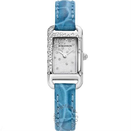 ساعت مچی زنانه کلاسیک فشن بند چرمی، نگین دار