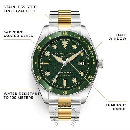 قیمت و خرید ساعت مچی مردانه فیلیپولورتی(Filippo Loreti) مدل FL01021 کلاسیک | اورجینال و اصلی