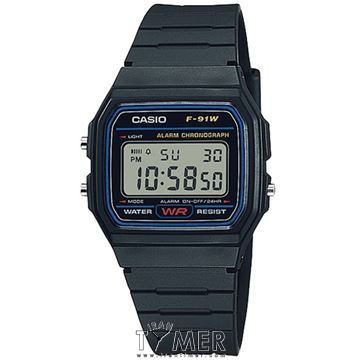 قیمت و خرید ساعت مچی مردانه زنانه کاسیو (CASIO) جنرال مدل F-91W-1DG اسپرت | اورجینال و اصلی