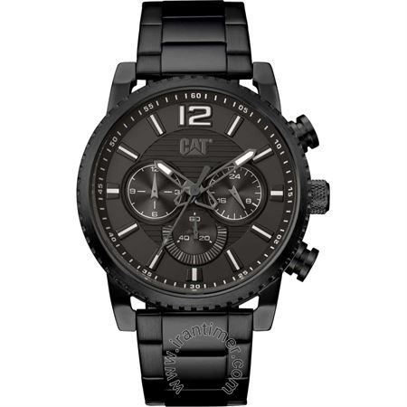 ساعت مچی مردانه کلاسیک تمام استیل، کرونوگراف، نمایش 24 ساعت شبانه روز