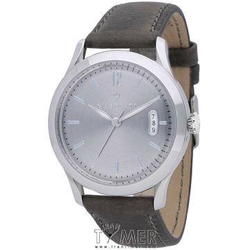 ساعت مچی مردانه کلاسیک بند چرم طبیعی، نمایش تاریخ