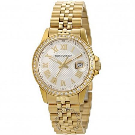 قیمت و خرید ساعت مچی زنانه رومانسون(ROMANSON) مدل TM0361QL1GAS1G-W کلاسیک | اورجینال و اصلی