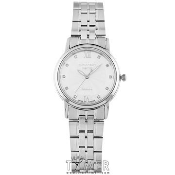 ساعت مچی زنانه کلاسیک تمام استیل، نگین دار، ست