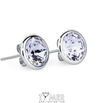 زیور آلات و جواهر گوشواره زنانه فشن تمام استیل، نگین سواروسکی