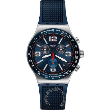 ساعت مچی مردانه اسپرت بند پلاستیکی، کرونوگراف، نمایش تاریخ