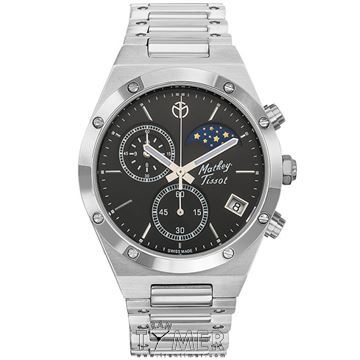 ساعت مچی مردانه کلاسیک تمام استیل، کرونوگراف، نمایش تاریخ، نمایش حالت ماه