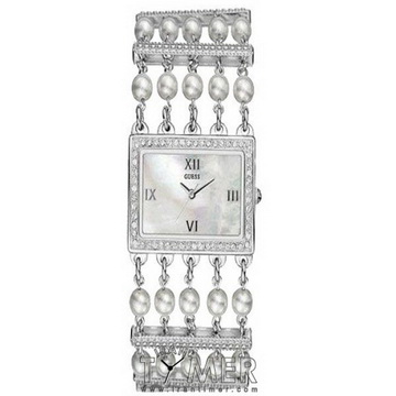 ساعت مچی زنانه فشن نگین دار بند طرح دار صفحه مربع