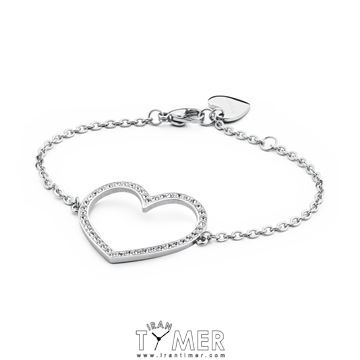 ساعت مچی دستبند زنانه کلاسیک فشن تمام استیل، نگین دار