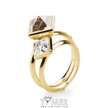 ساعت مچی انگشتر زنانه فشن تمام استیل، نگین دار