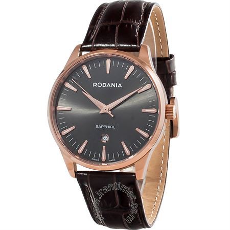 ساعت مچی مردانه کلاسیک بند چرم طبیعی، نمایش تاریخ