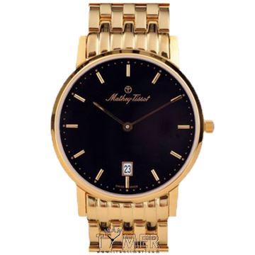 ساعت مچی مردانه کلاسیک تمام استیل، نمایش تاریخ، RONDA 1062، رنگ PVD