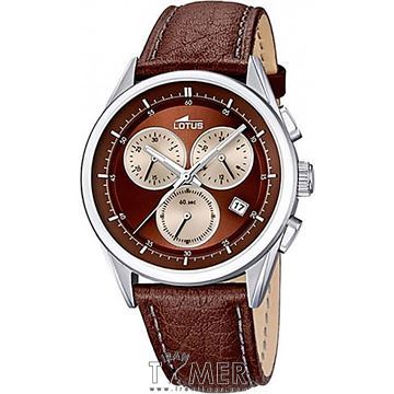 ساعت مچی مردانه کلاسیک بند چرمی، نمایش تاریخ و شب و روز، کرنوگراف (CRONO ACERO SIN ALARMA) 