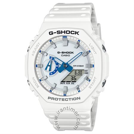 ساعت مچی مردانه اسپرت تمام پلاستیک، نمایش تاریخ کامل تا سال 2099، دارای 5 زنگ هشدار، دارای دو نور پس زمینه