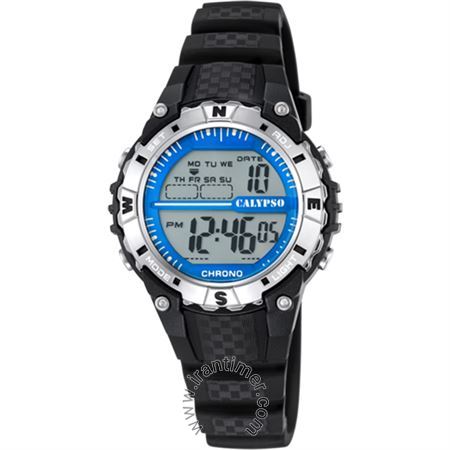 ساعت مچی پسرانه و دخترانه اسپرت تمام پلاستیک، نمایش تاریخ و روز، نور پس زمینه، کرونوگراف