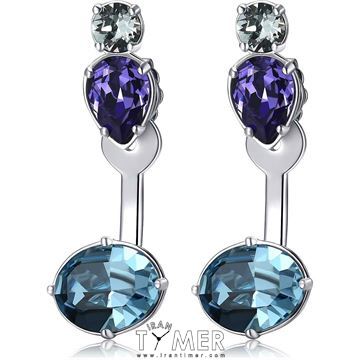 ساعت مچی گوشواره زنانه فشن استیل، نگین سواروسکی