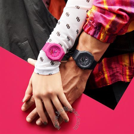 قیمت و خرید ساعت مچی زنانه کاسیو (CASIO) جی شاک مدل GMA-S2100P-4ADR اسپرت | اورجینال و اصلی
