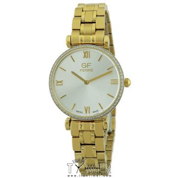 ساعت مچی زنانه کلاسیک تمام استیل، نگین دار