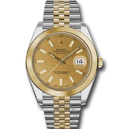 قیمت و خرید ساعت مچی مردانه رولکس(Rolex) مدل 126303 chij Gold کلاسیک | اورجینال و اصلی