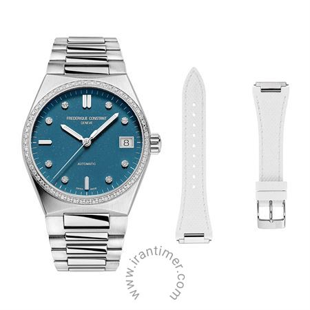 ساعت مچی زنانه فشن تمام استیل، همراه با بند رابر، تولید محدود به تعداد 888 عدد