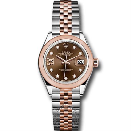 قیمت و خرید ساعت مچی زنانه رولکس(Rolex) مدل 279161 cho9dix8dj Brown کلاسیک | اورجینال و اصلی