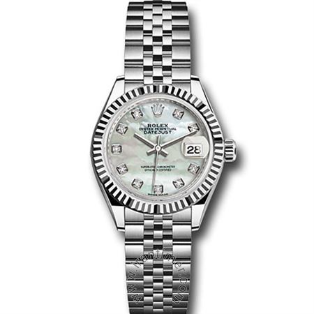 قیمت و خرید ساعت مچی زنانه رولکس(Rolex) مدل 279174 mdj White کلاسیک | اورجینال و اصلی