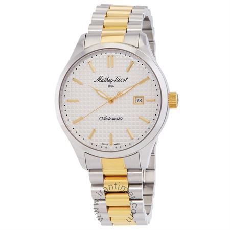 ساعت مچی مردانه کلاسیک تمام استیل، 18 عدد سنگ قیمتی داخل موتور