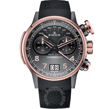 ساعت مچی مردانه اسپرت بند پلاستیکی، کالیبر موتور 38s (Ronda 8020 N)