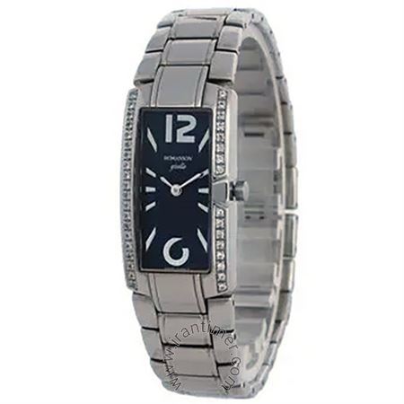 ساعت مچی زنانه کلاسیک تمام استیل، نگین دار