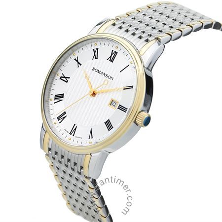 قیمت و خرید ساعت مچی مردانه رومانسون(ROMANSON) مدل TM1274BM1CAS1G-W کلاسیک | اورجینال و اصلی