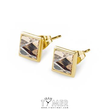 ساعت مچی گوشواره زنانه کلاسیک فشن تمام استیل، نگین دار