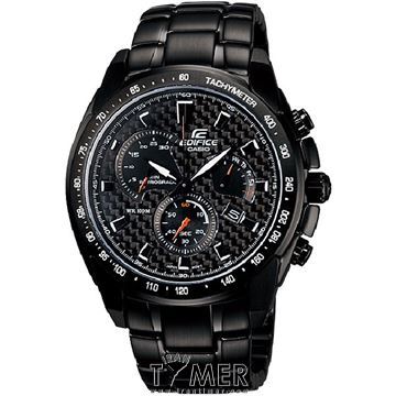 قیمت و خرید ساعت مچی مردانه کاسیو (CASIO) ادیفس(ادیفایس) مدل EF-521BK-1AVDF کلاسیک اسپرت | اورجینال و اصلی