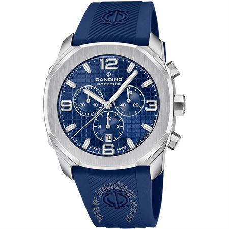 ساعت مچی مردانه اسپرت بند پلاستیکی، کرونوگراف، نمایش تاریخ