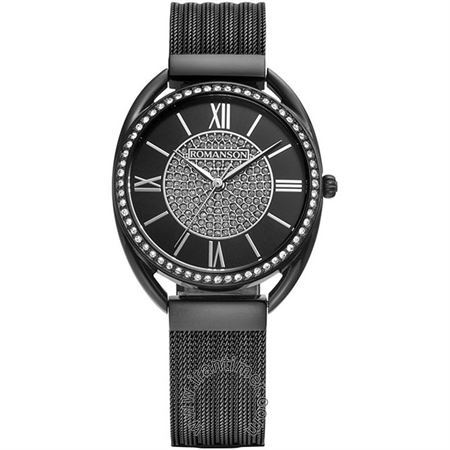 قیمت و خرید ساعت مچی زنانه رومانسون(ROMANSON) مدل RM8A47TLBBA32W-BK فشن | اورجینال و اصلی