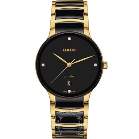 ساعت مچی مردانه کلاسیک بند استیل و سرامیک