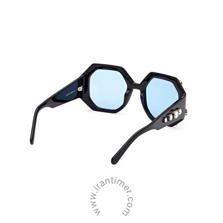 قیمت و خرید عینک آفتابی زنانه فشن (SWAROVSKI) مدل SK 0375 01V 53 | اورجینال و اصلی