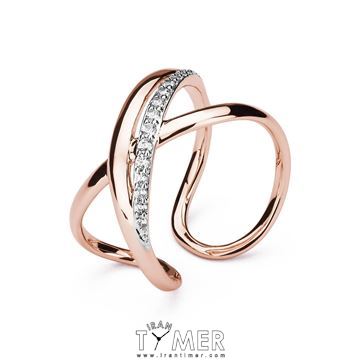 ساعت مچی انگشتر زنانه فشن تمام استیل، نگین دار