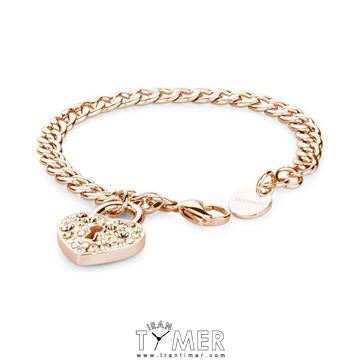 ساعت مچی دستبند زنانه فشن تمام استیل، نگین سواروسکی