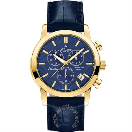 ساعت مچی مردانه کلاسیک بند چرم طبیعی، موتور ETA G10.212