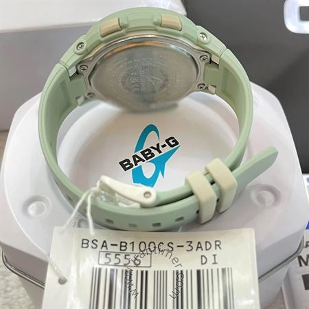 قیمت و خرید ساعت مچی کاسیو (CASIO) بیبی جی مدل BSA-B100CS-3ADR اسپرت | اورجینال و اصلی