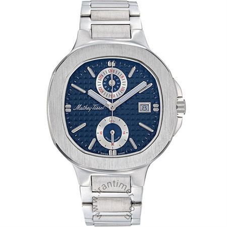 همه محصولات مردانه کلاسیک تمام استیل، کرونوگراف، نمایش تاریخ، موتور RONDA CHRONO 3520D