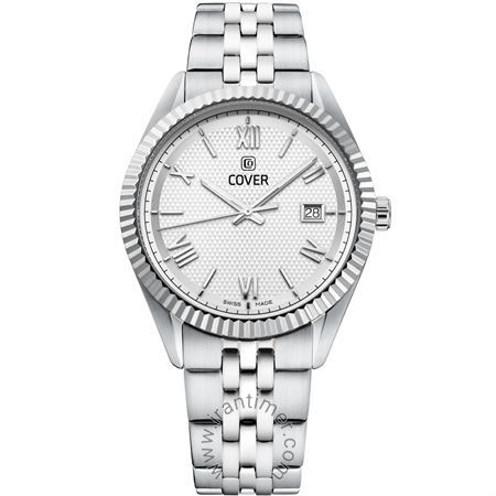 ساعت مچی مردانه کلاسیک تمام استیل، موتور Ronda Quarz Cal. 715، ست