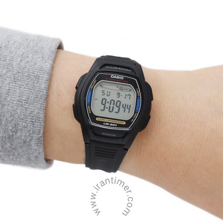قیمت و خرید ساعت مچی کاسیو CASIO (G-Shock) مدل LW-201-2AVDF | زنانه اسپرت  تمام پلاستیک، نور پس زمینه، دو زمانه، زمان سنج، زنگ هشدار، نمایش تاریخ  کامل، عمر باتری 10 ساله