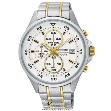 ساعت مچی مردانه کلاسیک تمام استیل، کرونوگراف، نمایش تاریخ