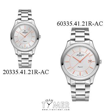 قیمت و خرید ساعت مچی مردانه آتلانتیک(ATLANTIC) مدل AC-60335.41.21R کلاسیک | اورجینال و اصلی
