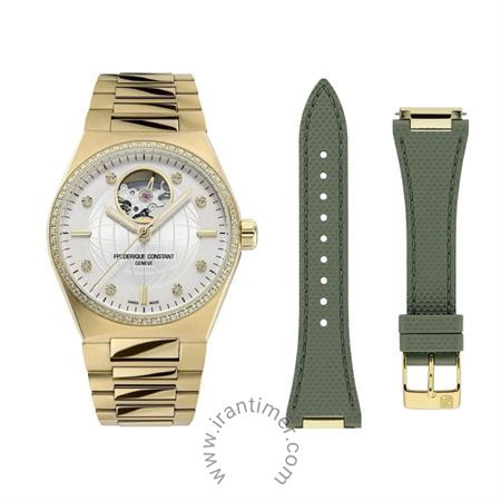 ساعت مچی زنانه کلاسیک تمام استیل، همراه با بند رابر