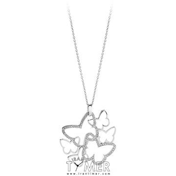 ساعت مچی گردنبند زنانه فشن تمام استیل، نگین دار