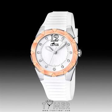 ساعت مچی زنانه کلاسیک اسپرت بند پلاستیک، نگین دار (MUJER FASHION)