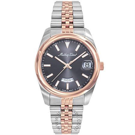 ساعت مچی زنانه کلاسیک تمام استیل، ست، موتور Ronda 517 Day-date