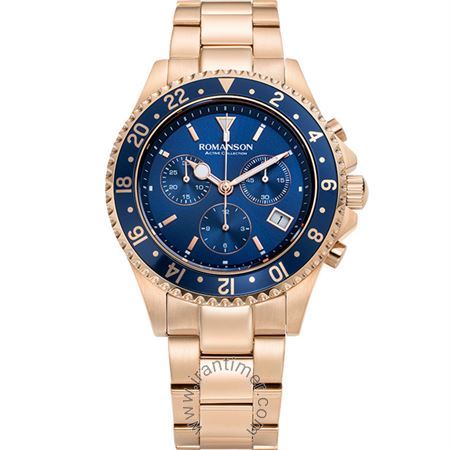 ساعت مچی مردانه کلاسیک تمام استیل، کرونوگراف، نمایش تاریخ